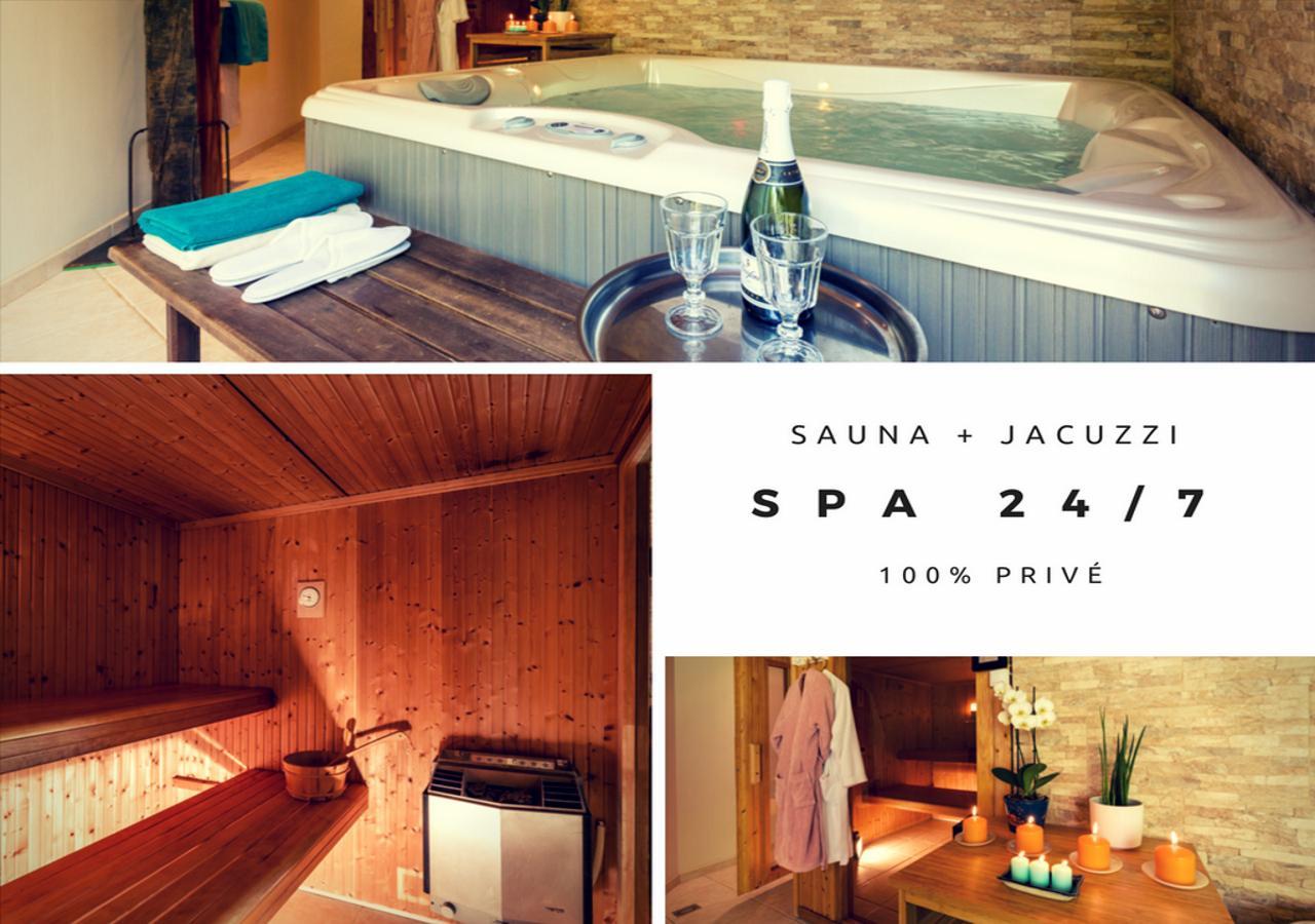 Sauna - Jacuzzi - 100% Prive - L'Estantada Linxe Экстерьер фото